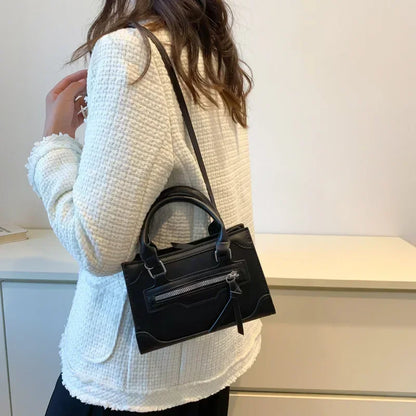 Crossbody Bag for Women New Fashion Casual Western Style Shoulder Handbag Simple Texture Messenger Small Square Bag