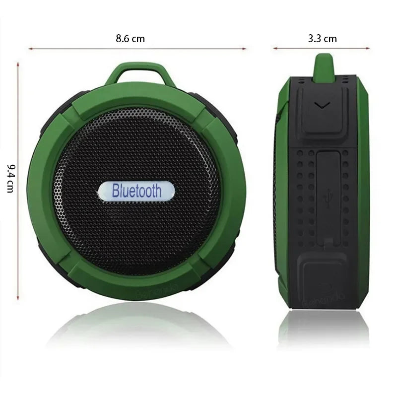 C6 Waterproof Bluetooth Speaker Outdoor Sports Mini Subwoofer Portable Sound Box Loudspeaker For Shower Car Smart Phone MIC TF