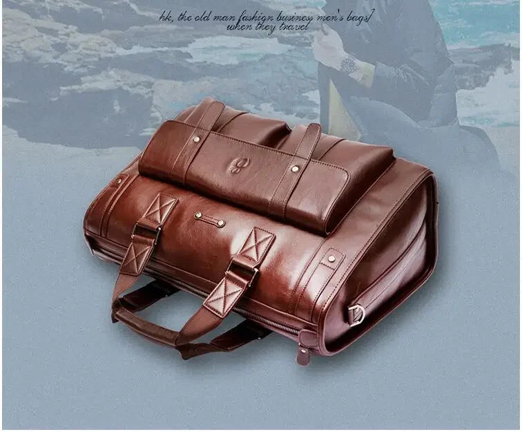 2024 luxury men's briefcase Large capacity high-quality handbags Essential for business trips shoulder crossbody bag laptop bag