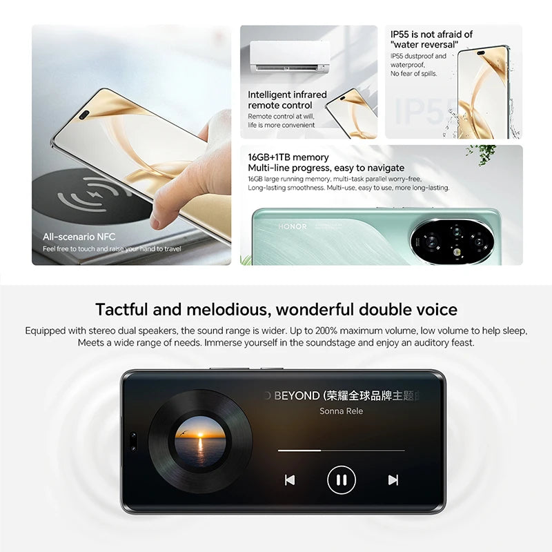 HONOR 200 Pro 5G 12GB+512GB 6.7” OLED Screen, Dual SIM, 50MP Triple Camera, Fast Charging, Android Smartphone