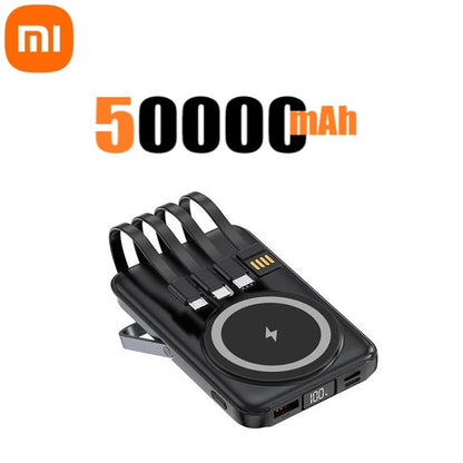 Xiaomi 22.5W 200000mAh Magnetic Wireless Charger Power Bank with Phone Holder PowerBank For iPhone Samsung Huawei Fast Charging