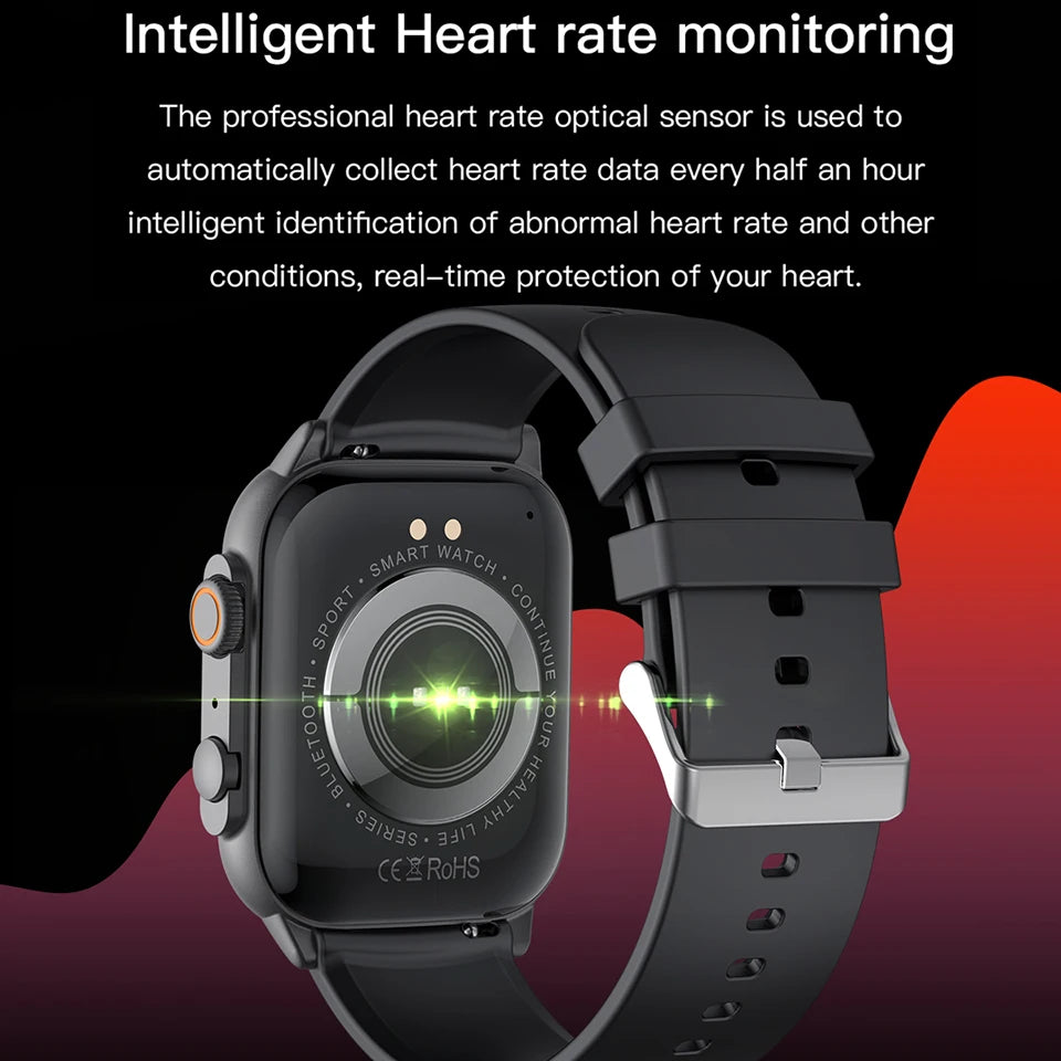 NEW HK9 Pro MAX Smart Watch 9 Mens Women AMOLED HD Screen Heart Rate Blood Pressure NFC Bluetooth Call Smartwatch For Sport 2024