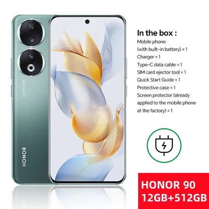 HONOR 90 5G 8GB 256GB 12GB 512GB 6.7” Amoled Screen, 200MP Triple Camera, Fast Charge, Android Smartphone