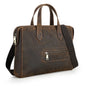 Vintage Genuine Leather Laptop Handbag Men Briefcase Casual Shoulder Bag Large Capacity Messenger for Macbook 13''