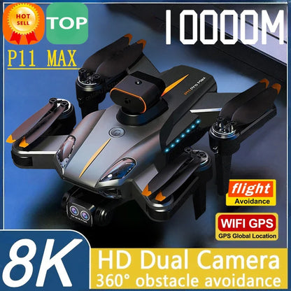 Original ForXiaomi P11 Max Drone GPS 5G Dual Camera 8K Professional HD Aerial Photography Obstacle Avoidanc Brushless Quadrotor