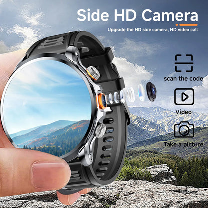 2024 NEW 4G LTE Smart Watch GPS SIM Card Wifi Camera NFC 32G ROM APP Store Fast Network Fitness Health iPhone Find Location