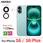 10Pcs/Lot,  For iPhone X XR XS 11 12 13 14 15 16 Pro Max Mini Plus Rear Back Camera Glass Lens With Ahesive