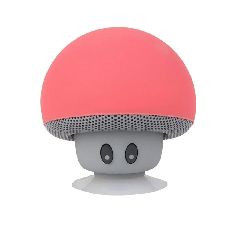 Mini Portable Bluetooth Speaker Cartoon Cute Mushroom Wireless Music Player Suitable for Mobile Phone Computer Subwoofer