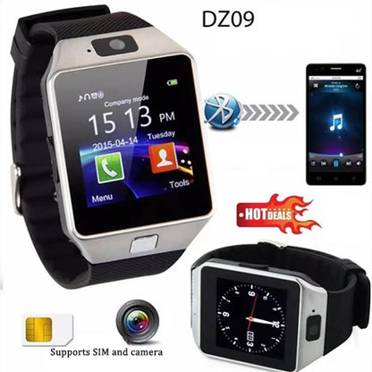 DZ09 Touch Screen Smart Watch With Camera Multi Language Wrist Watch SIM Card Smartwatch For IOS Android Phone Druopshipping