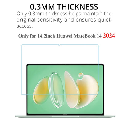 For 14.2Inch Huawei Matebook 14 2024 Notebook Screen Protector for Mate Book 14 2024 0.3MM 9H Laptop Protective Tempered Glass