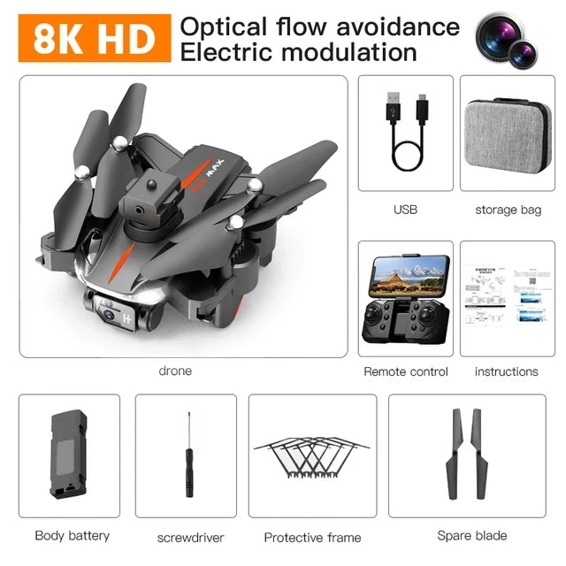 Original ForXiaomi P11 Max Drone GPS 5G Dual Camera 8K Professional HD Aerial Photography Obstacle Avoidanc Brushless Quadrotor