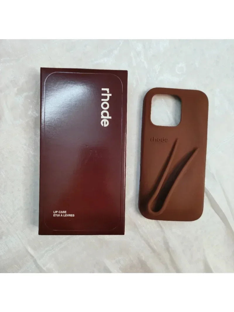 New 9 Colors with Gift Box Autumn Limited Edition Rhodee Silicone Phone Case for IPhone 11 12 14 13 15 16 Pro Max Cover with Box