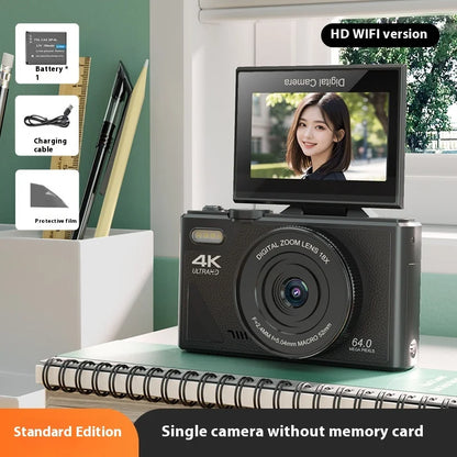 2025 Digital Camera High Flip Screen Camera 68 Million Micro Single Rotating Screen Camera Wifi Transfer Mobile Phone Beauty