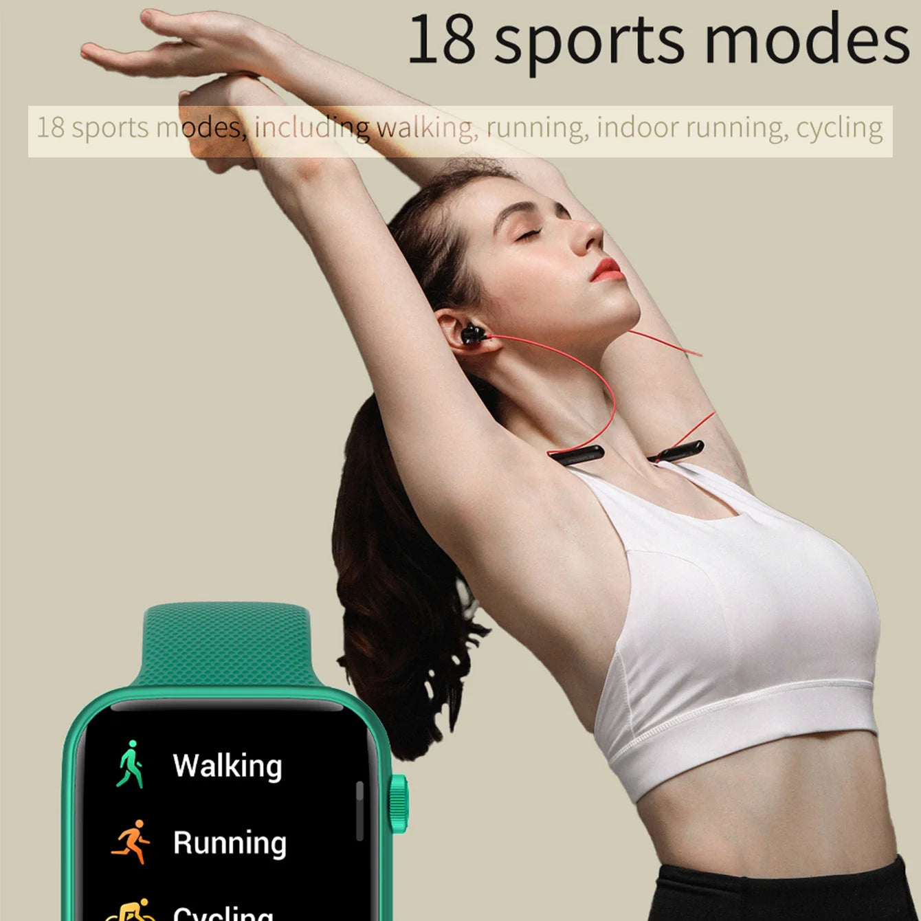 Men's Watches Smartwatch 2024 Women's Wristwatch Ip67 Waterproof Bt Calling Make Calls Music Control Blood Pressure