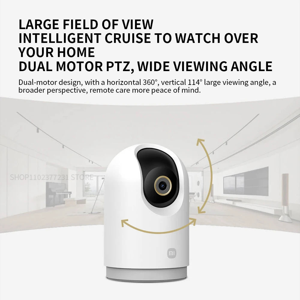 Xiaomi Smart Camera 3 Pro PTZ Version 5 Million Pixels 3K Super Micro Full Color Hdr Baby Crying Cruise 2.4/5GHz Mi Home Call