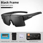 WEST BIKING Fit Over Myopia Glasses Cover Sunglasse Polarized UV400 Goggles Outdoor Driving Anti-Glare Photochromic Sun Glasses