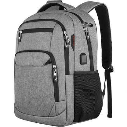 Men's 17.3"Large Capacity Oxford High-quality Fashion Business Laptop Backpack Waterproof Wear-resistant Leisure Travel Backpack